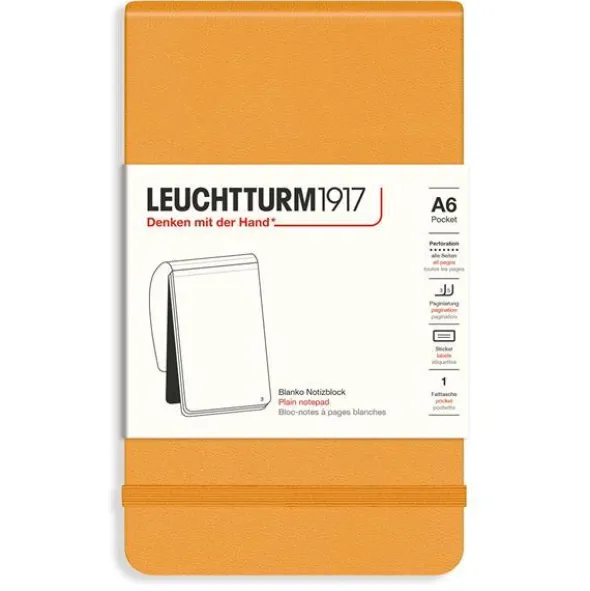 Leuchtturm Reporter Notepad A6 hard cover plain Rising Sun