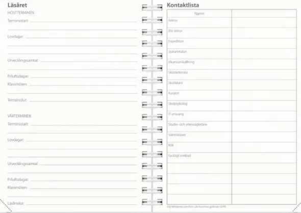 Lilla Loggkalender A6 2026-2027