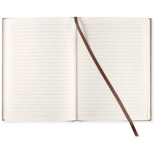 Linjerad Notebook A5 128 sidor Brown Oak