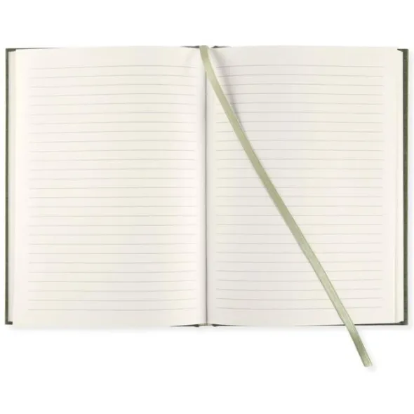 Linjerad Notebook A5 128 sidor Khaki Green