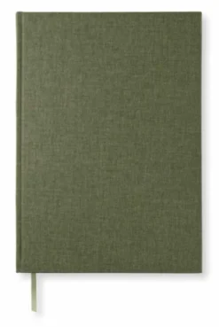 Linjerad Notebook A4 192 sidor Khaki Green