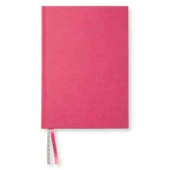 Linjerad Notebook A5 256 sidor Raspberry