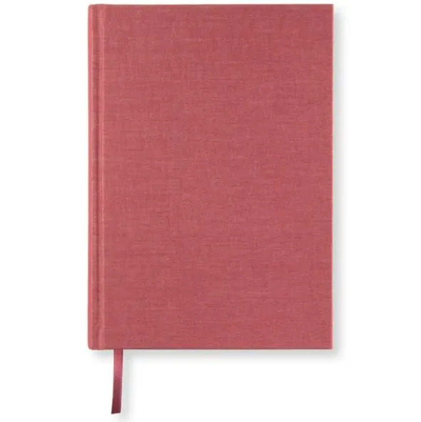 Linjerad Notebook A5 128 sidor Red Twist
