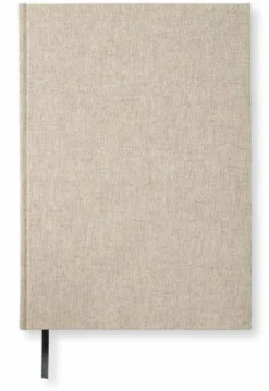 Linjerad Notebook A4 192 sidor Rough Linen