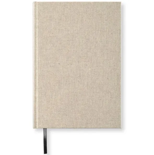 Linjerad Notebook A5 128 sidor Rough Linen