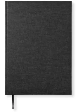 Linjerad Notebook A4 192 sidor Transparent Black