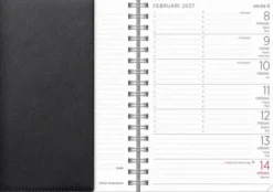 Liten Veckokalender Twist svart 2027