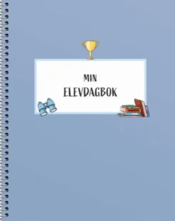 Min elevdagbok blå