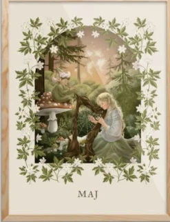 Månadstavla Sagoskog