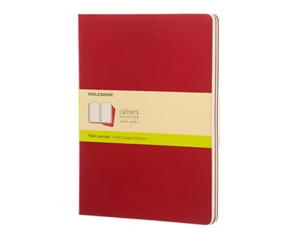 Moleskine anteckningsbok olinjerad XL röd