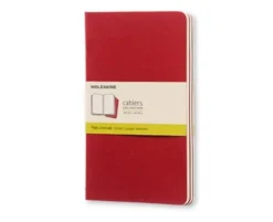 Moleskine Cahier Journal Large Plain - Röd