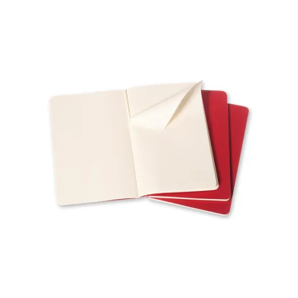 Moleskine Cahier Journal Large Plain - Röd