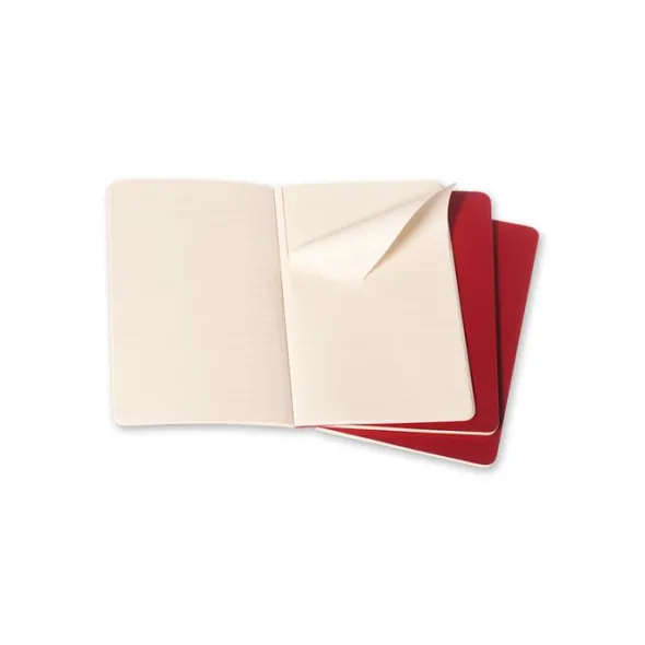 Moleskine Cahier Journal Large Ruled - Röd