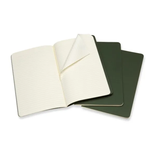 Moleskine Cahier Journal Large Ruled - Grön
