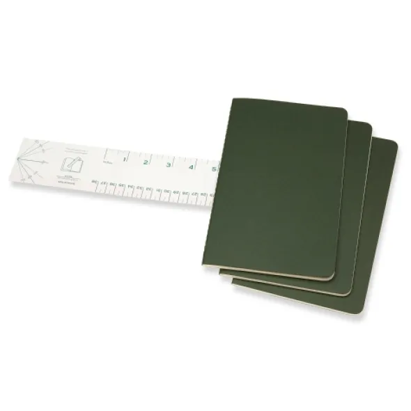 Moleskine Cahier Journal Large Ruled - Grön