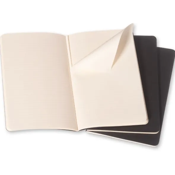 Moleskine Cahier Journal Large Plain - Svart
