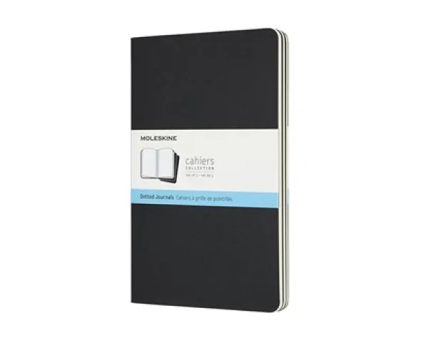 Moleskine Cahier Journal Large Dotted - Svart