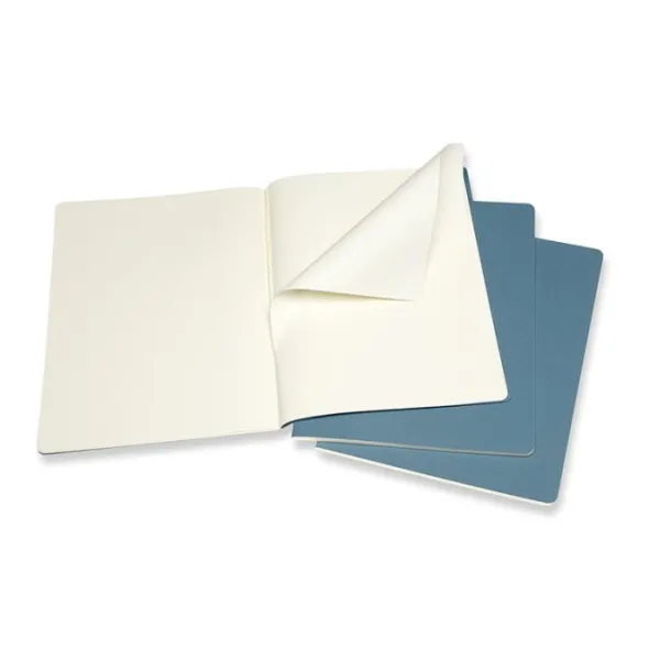Moleskine Cahier Journal Plain X-Large Brisk Blue
