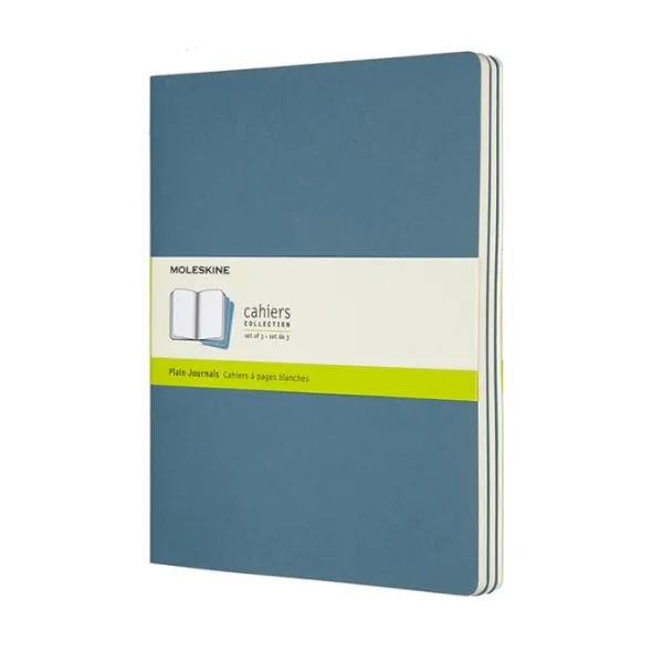 Moleskine Cahier Journal Plain X-Large Brisk Blue