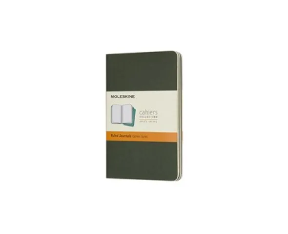 Moleskine Cahier Journal Pocket Ruled - Grön