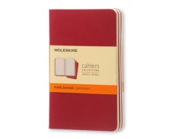 Moleskine Cahier Journal Pocket Ruled - Röd