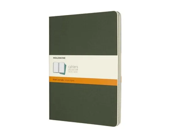 Moleskine Cahier Journal X-Large Ruled - Grön