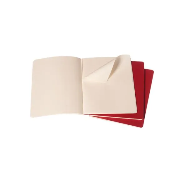 Moleskine Cahier Journal X-Large Ruled - Röd