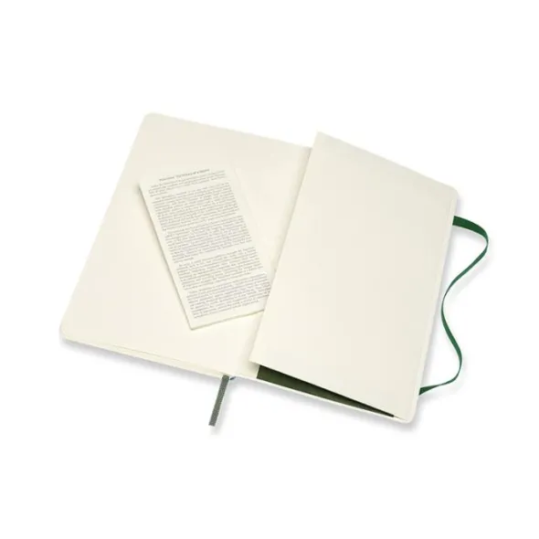 Moleskine Classic Soft Large Plain Notebook Myrtle Green