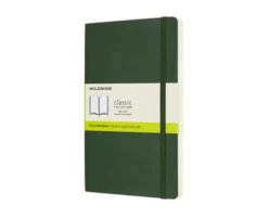 Moleskine Classic Soft Large Plain Notebook Myrtle Green