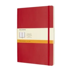 Moleskine Classic Soft XL Ruled Notebook Red