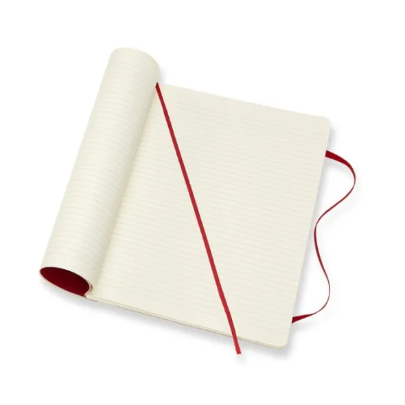 Moleskine Classic Soft XL Ruled Notebook Red