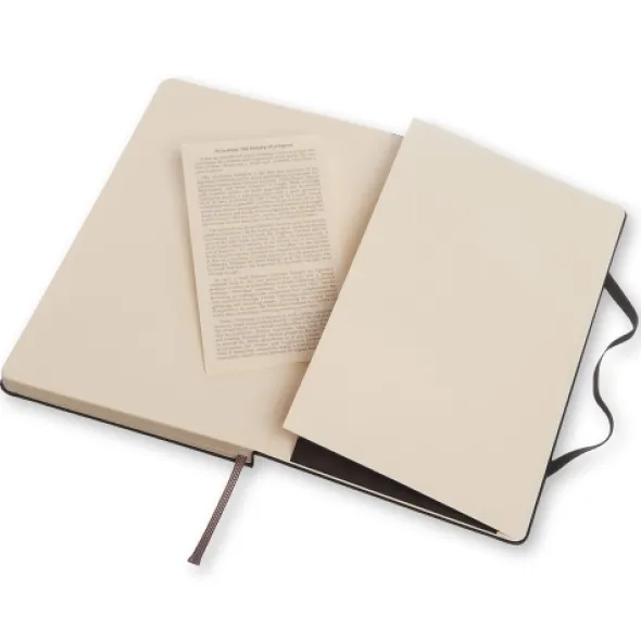 Moleskine Dotted Classic Notebook Large - Svart 13x21cm