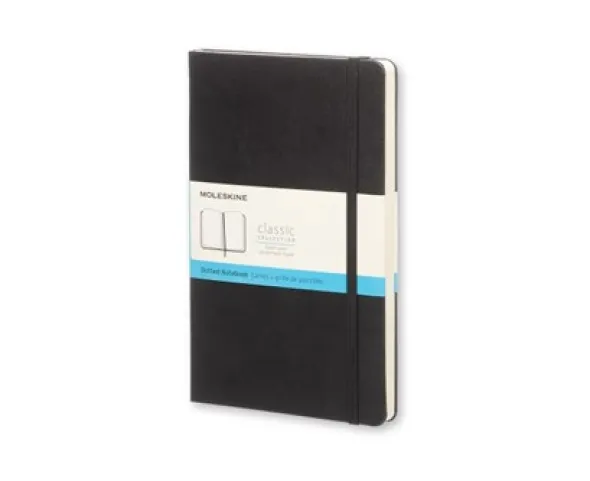 Moleskine Dotted Classic Notebook Large - Svart 13x21cm