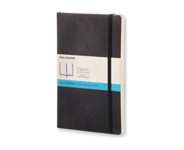 Moleskine Dotted Soft Notebook Large - Svart