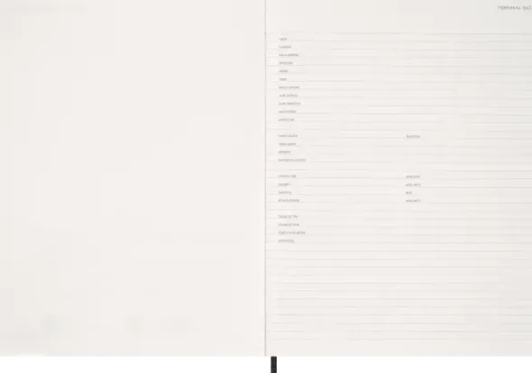 Moleskine Essential Planner Weekly Vertical XXL Svart 2027