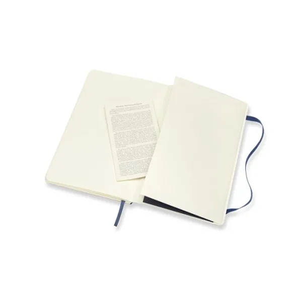 Moleskine Notebook Large Soft Cover - Blå - Linjerad