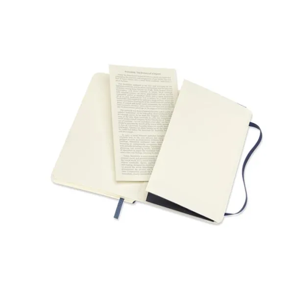 Moleskine Notebook Pocket Soft Cover - Blå - Linjerad