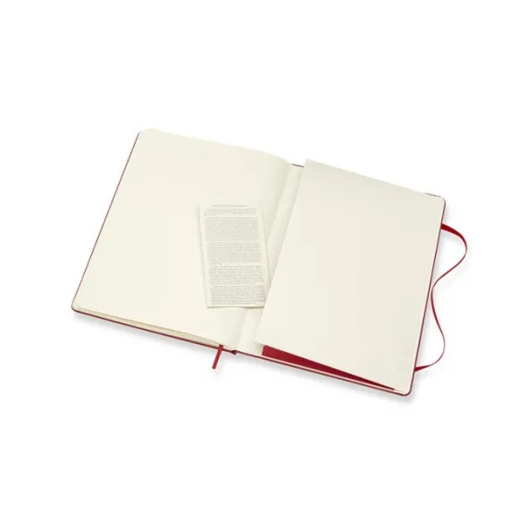 Moleskine Notebook X-large Hard Cover - Röd - olinjerad