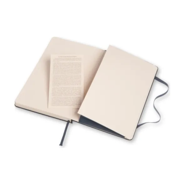Moleskine Ruled Classic Notebook Large - Blå 13x21cm