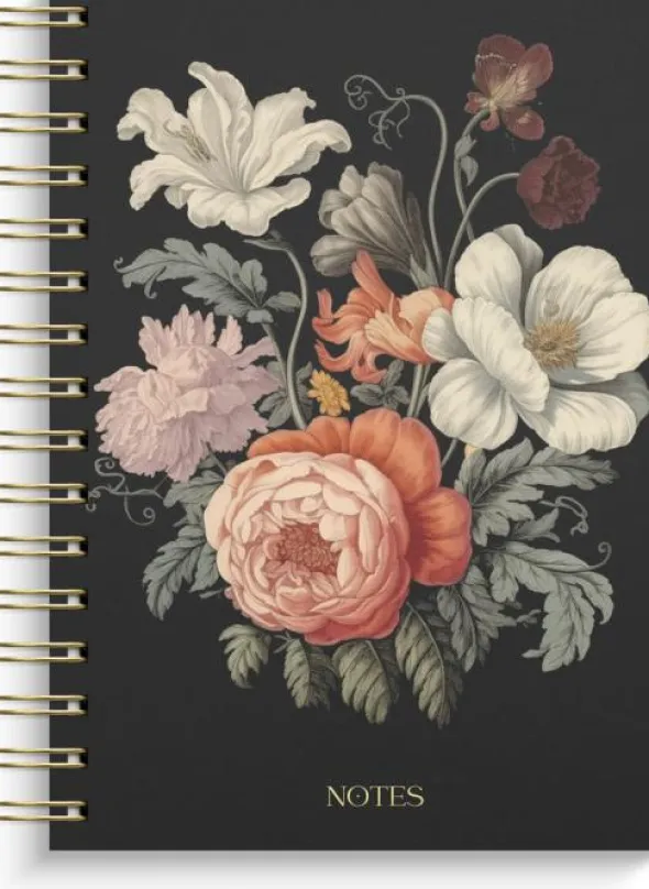 Notebook A5 Dark Bloom