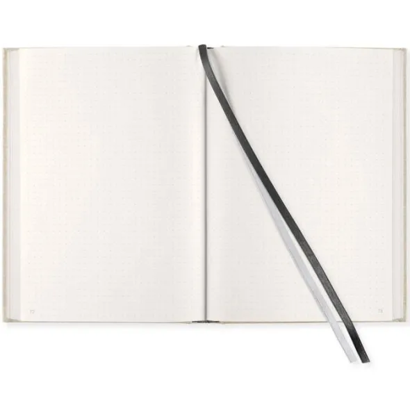 Notebook A5 dotted Textil Rough Linen