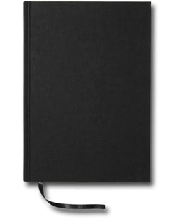 Notebook A5 dotted Textil svart