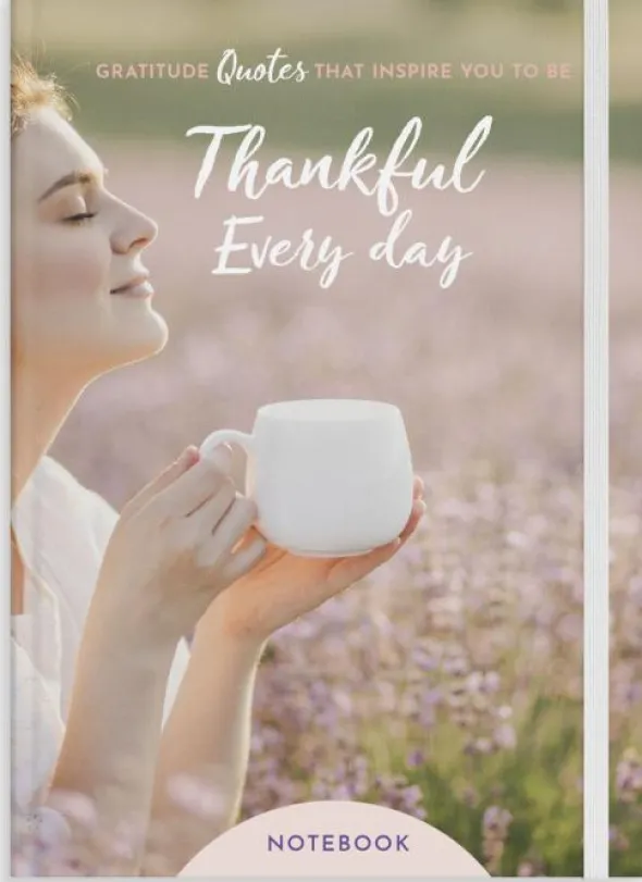 Notebook A5 Thankful every day