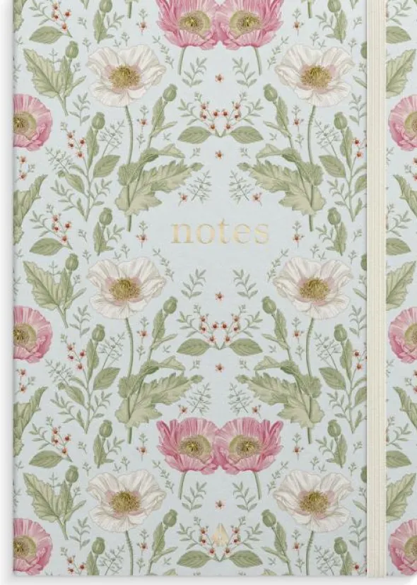 Notebook Deluxe A5 Blue Flower