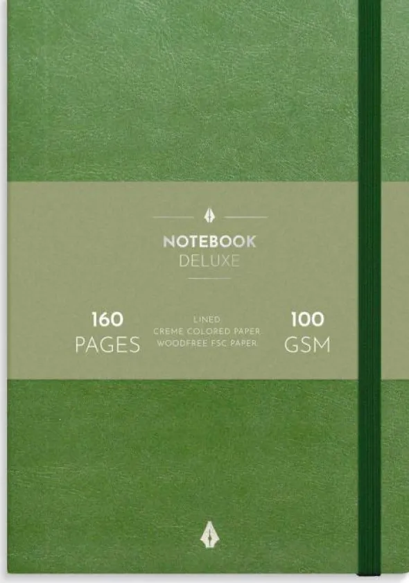 Notebook Deluxe A5 Green