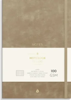 Notebook Deluxe A5 Smooth Beige