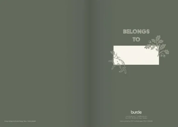 Notebook Deluxe A5 Smooth Green Forest