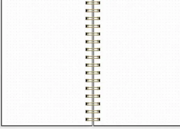 Notebook dotted A5 Black