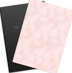Notebook Flower & Notes A5 2-pack