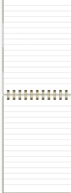 Notebook lined A6 Checkered